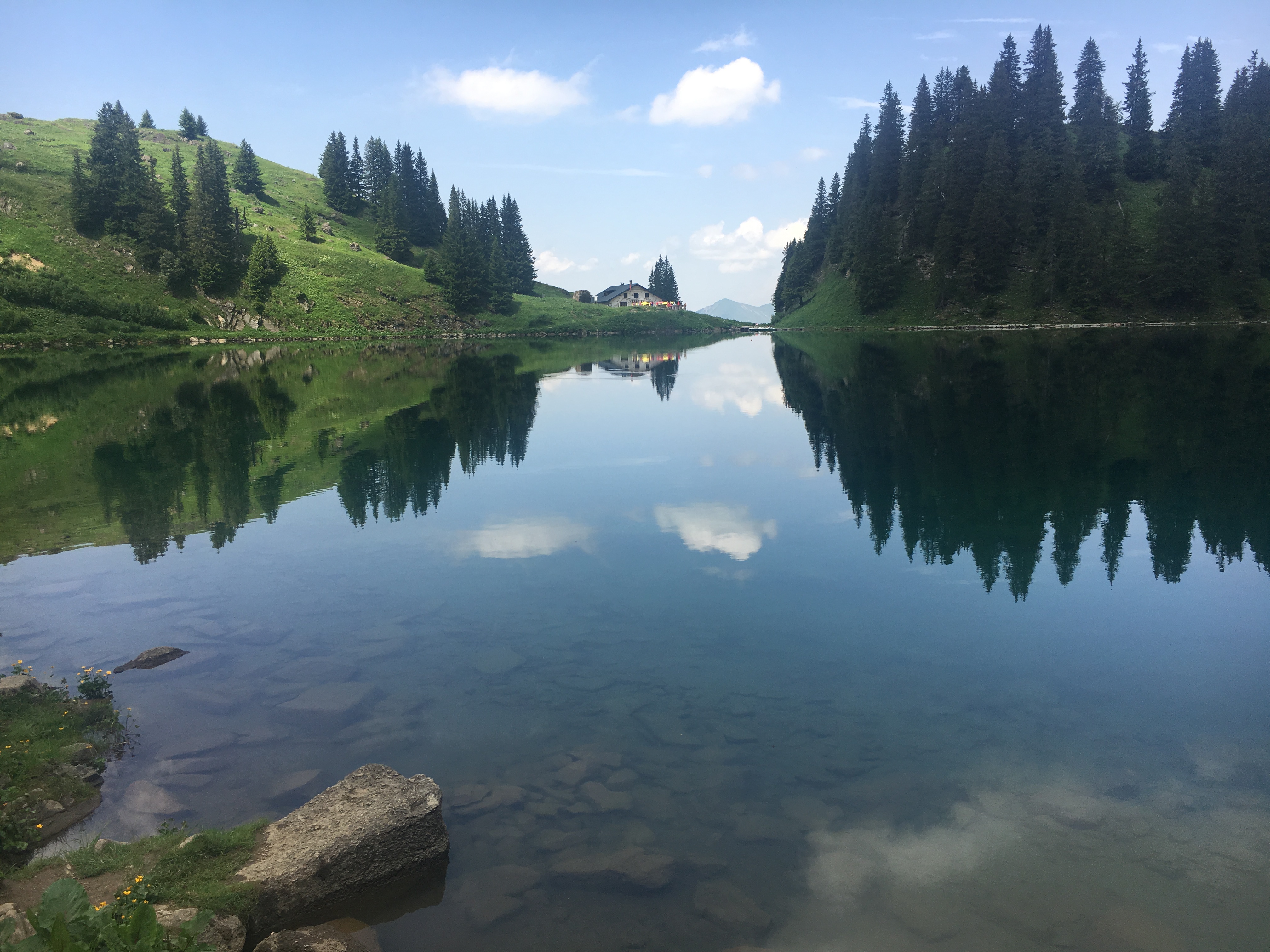 Panorama Alpes Suisses - Lac & Maison